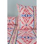 ETEHOMETEX Tek Kişilik Ranforce Pamuklu Lastikli Çarşaflı Nevresim Takımı RUG SOMON 8696474232048